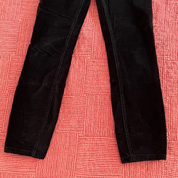 Women’s size 4 black soft velour pants - Picture 2 of 14